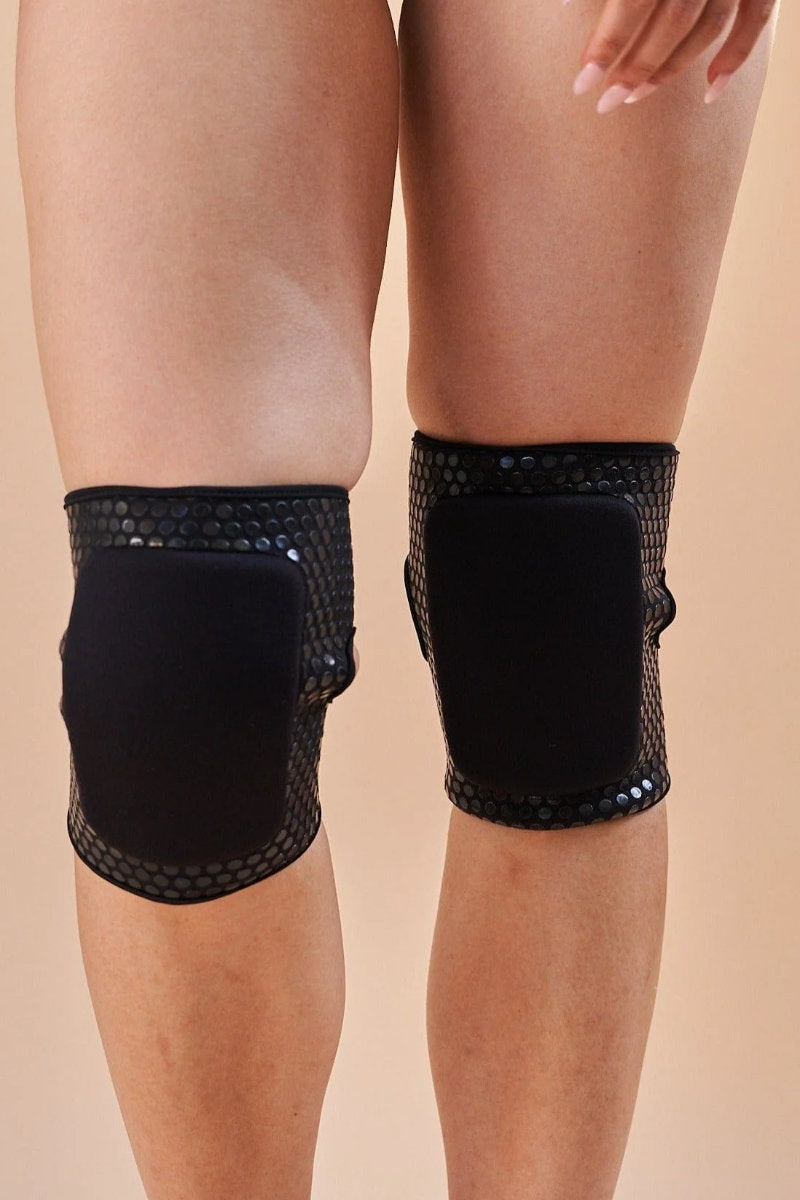 Lunalae Velcro Sticky Grip Kneepads - Black